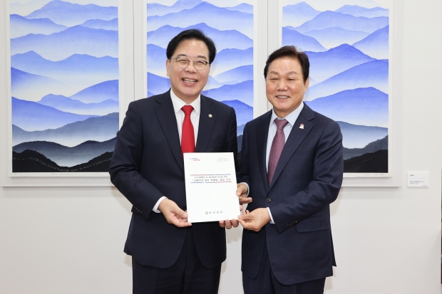 송언석 국민의힘 원내대표 면담/사진 경남도 제공