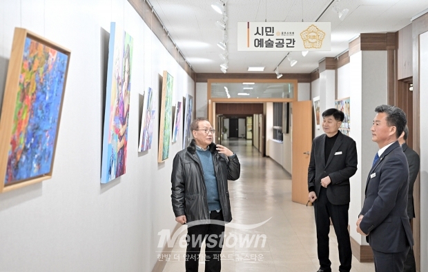 서양화가 김봉주 작가 팝아트 작품 전시회