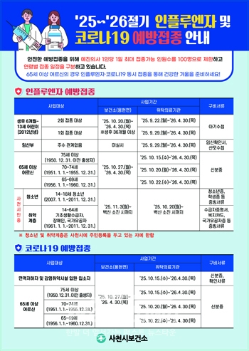 인플루엔자 고위험군 예방접종