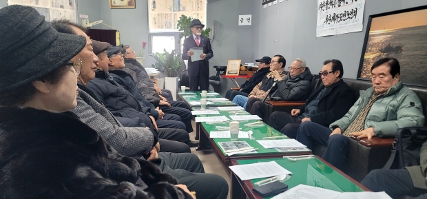 부태완 부산제주도민회 노인회장 인사말