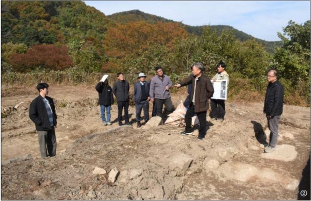 지난해 11월 안국사지 시굴조사 학술자문회의 현장