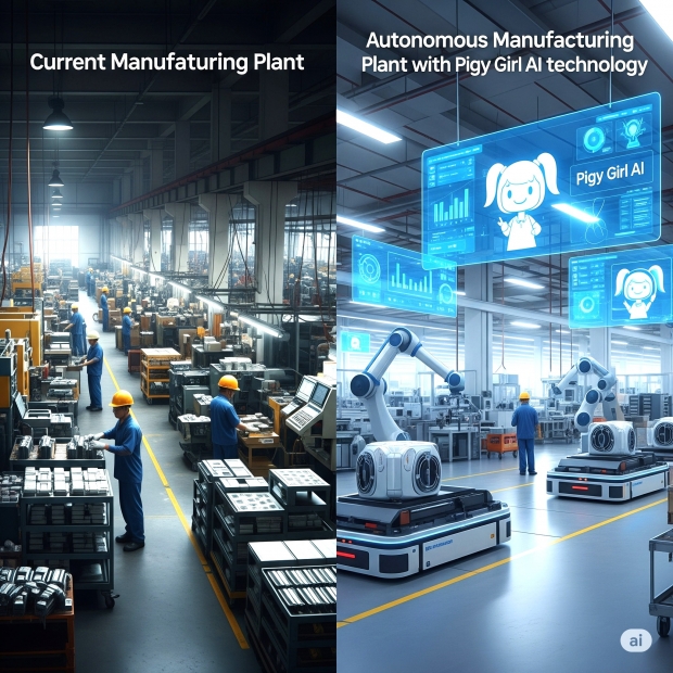 피지컬AI제조공장 전,후 모습/사진 경남도제공