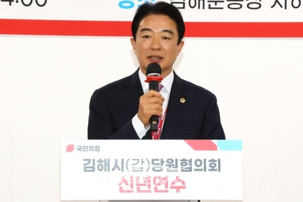 최학범 김해갑 당협위원장/사진 김국진기자