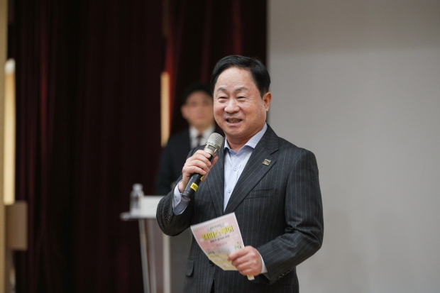 주광덕 남양주시장이 인사말을 하고 있다.
