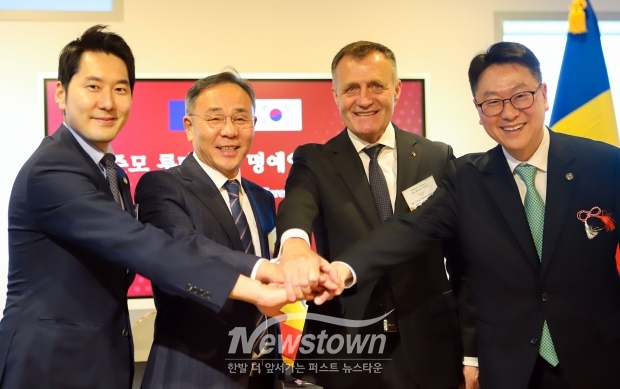 호서대학교가 지난 3월 24일 아산캠퍼스 성재도서관에서 국제교류 행사를 가졌다. 이날 국가 전략산업 분야를 중심으로 양국 간 교류 및 글로벌 산학협력 활성화 방안이 논의됐다.(사진 / 호서대학교 제공)