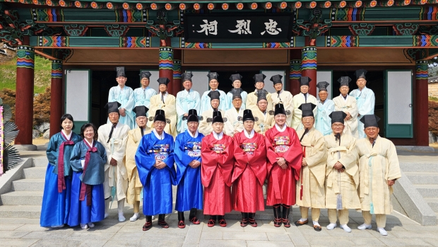 춘기 충렬사 제향 봉행/사진 양산시제공