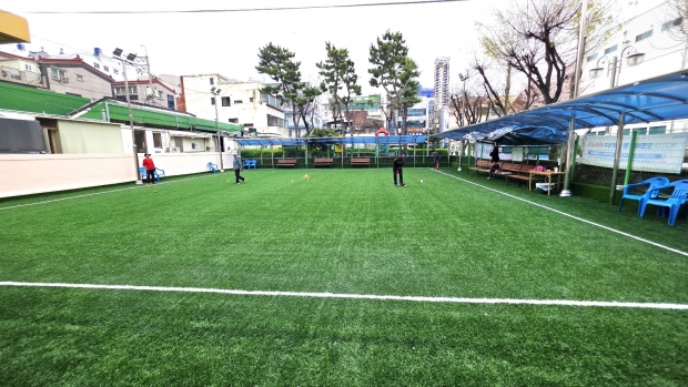 다전공원 게이트볼장 전경/사진 김해시제공