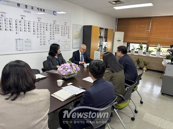 면담 사진 / 인천시