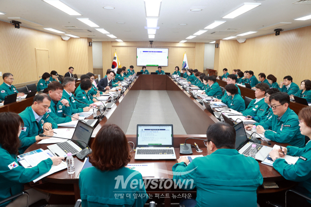 2026년 여름철 자연재난 대비 추진사항 점검 대책회의(사진 / 사천시 제공)