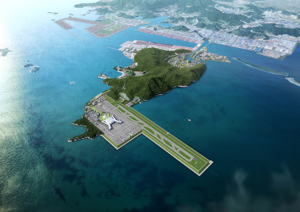 가덕도신공항 조감도 (자료/가덕도신공항건설공단)