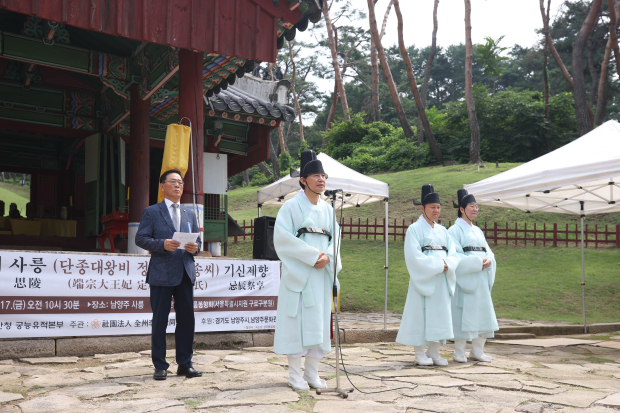 최현덕 남양주시장이 인사말을 하고 있다.
