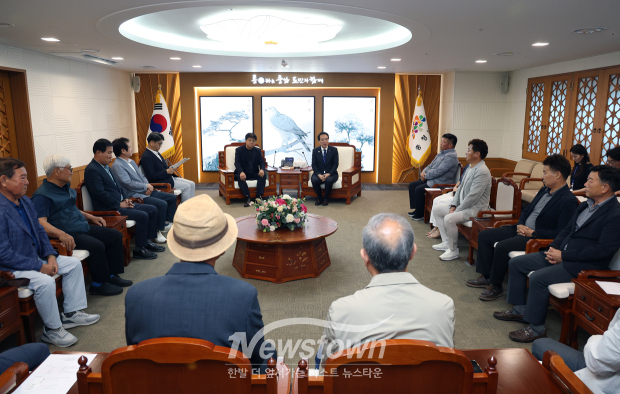 이통장연합회 충남지부 간담회(사진 / 충청남도 제공)
