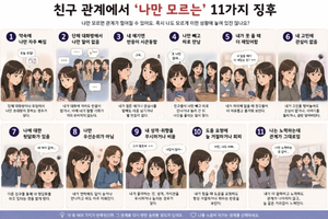 친구 관계에서 ‘나만 모르는’ 11가지 징후